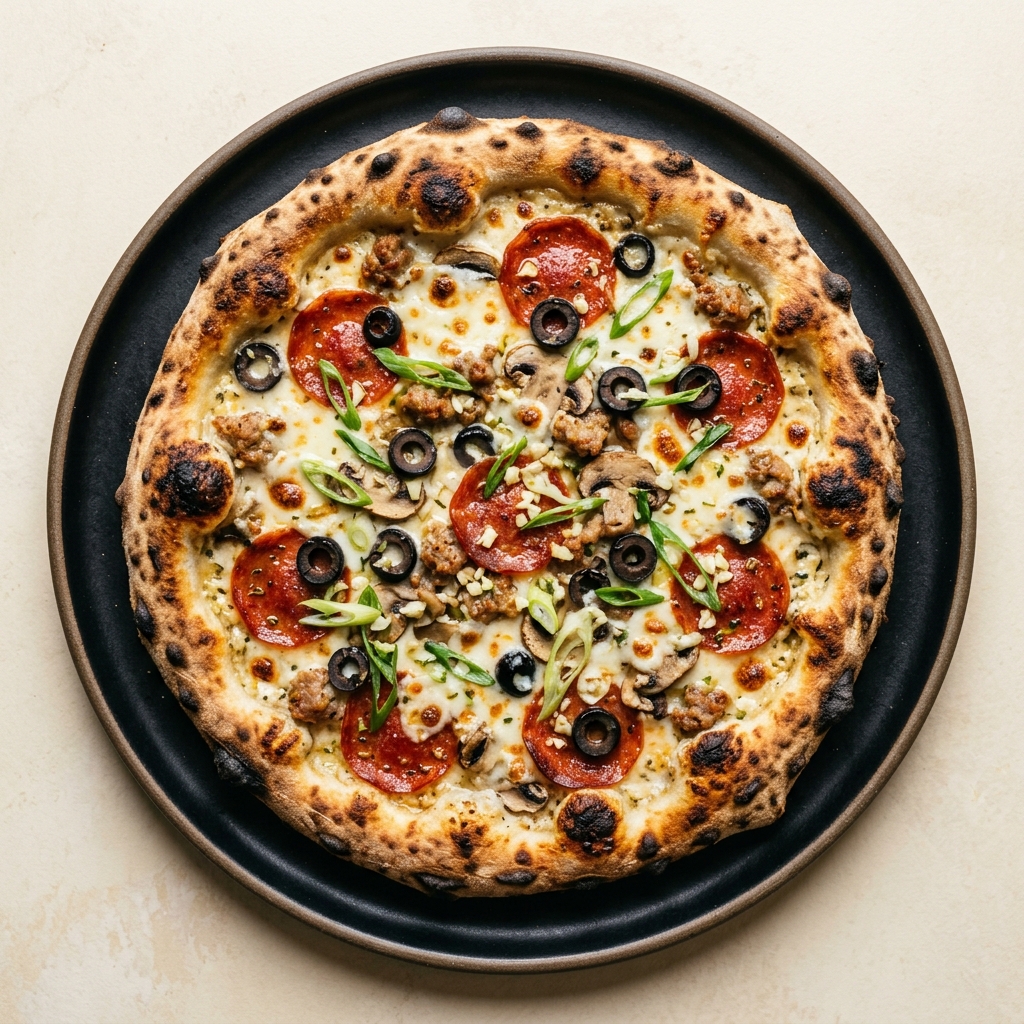 Italian Garlic Pizza